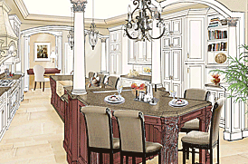 European Inspired Kitchen