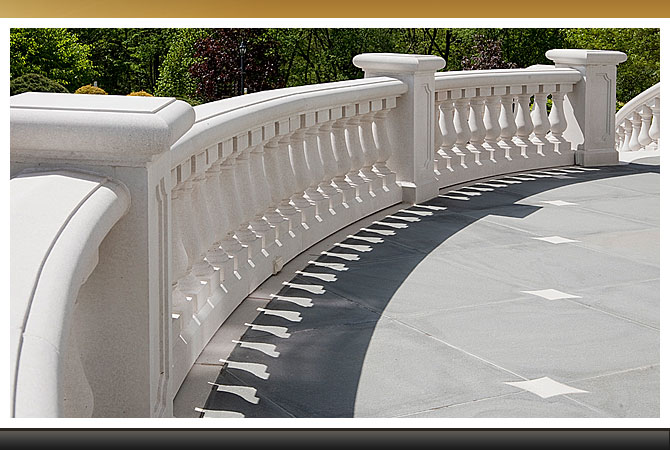 Customized architectural masonry facade with period details