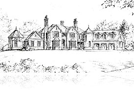 Asheville, North Carolina - Sprawling Stone Mansion